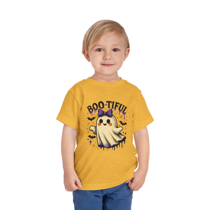 Boo-tiful Ghost Halloween Toddler Tee