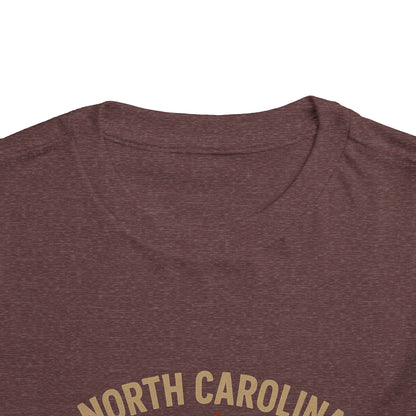 Toddler Tee - NC Cardinal and Dogwood Flower Design