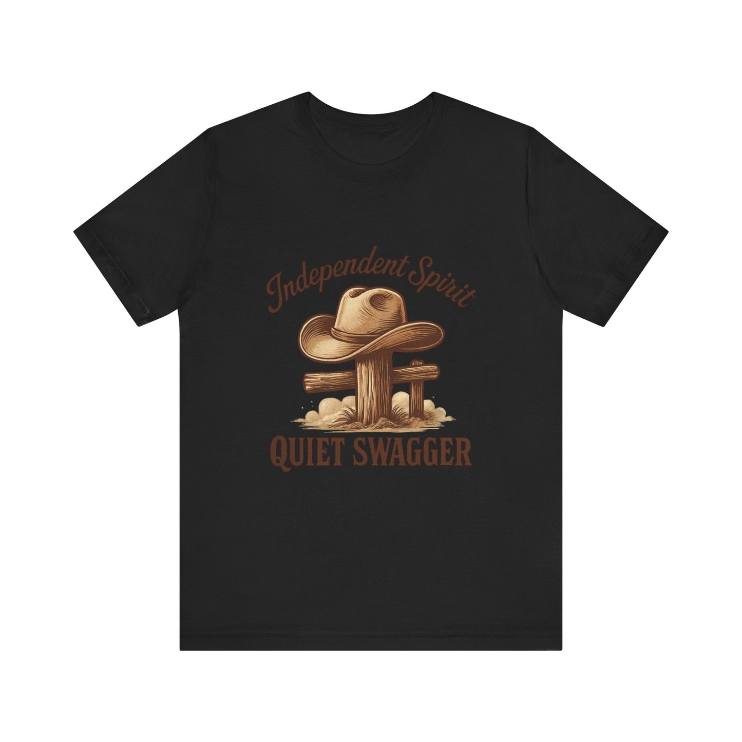 Quiet Swagger Cowboy Tee — Independent Spirit Western T-Shirt