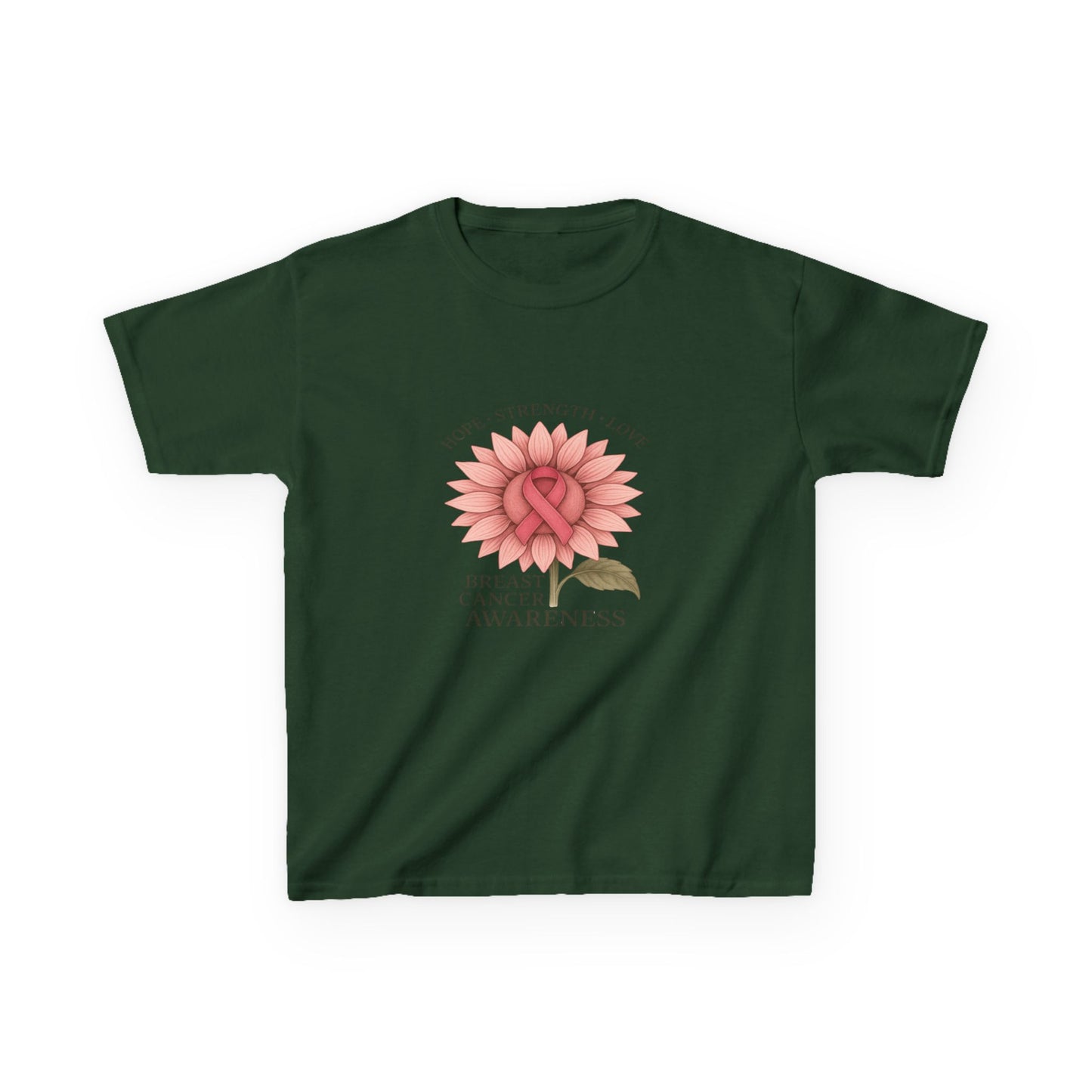 Breast Cancer Awareness Dino Tee - Hope, Strength, Love