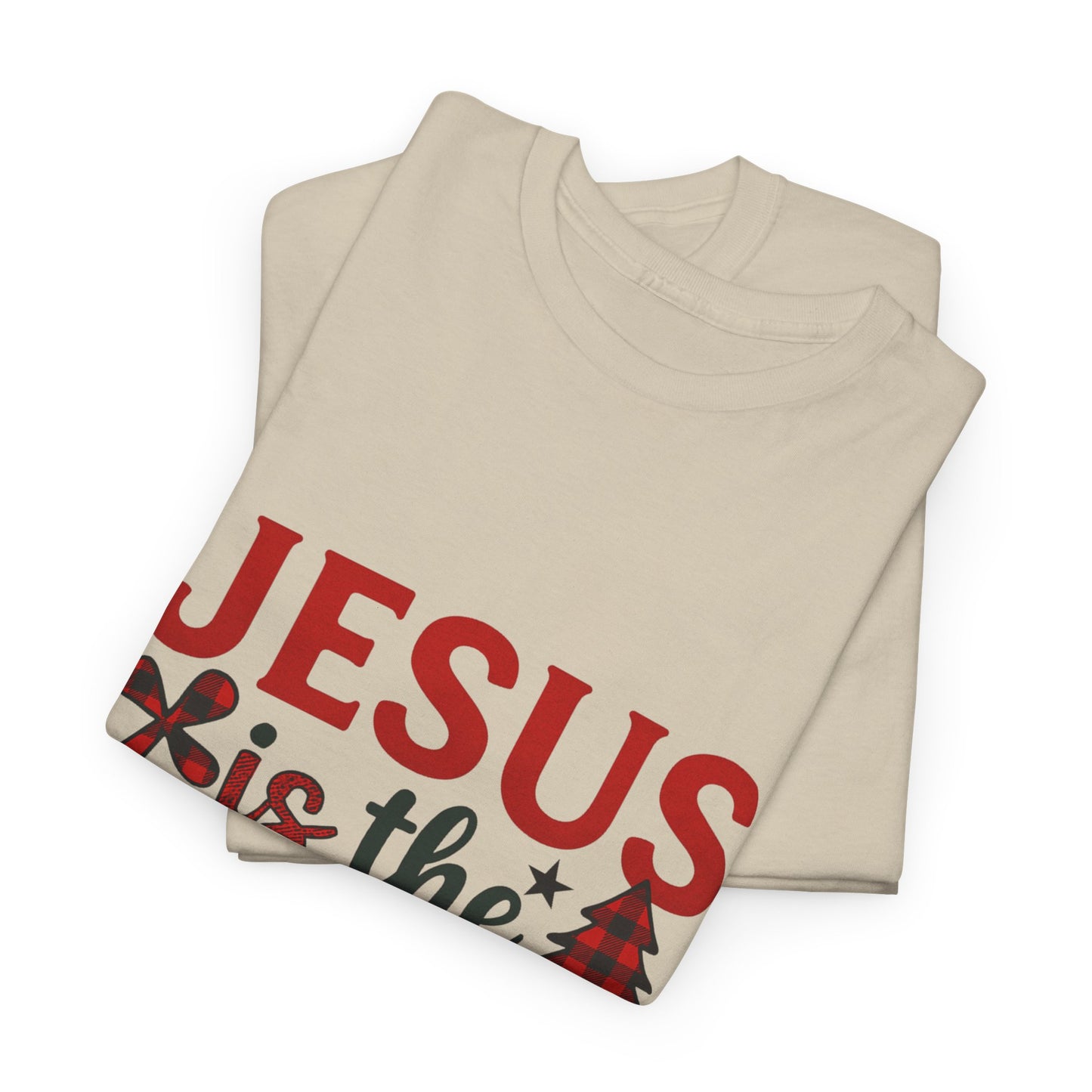Jesus is the Reason Christmas Tee - Faith-Based Holiday Gift