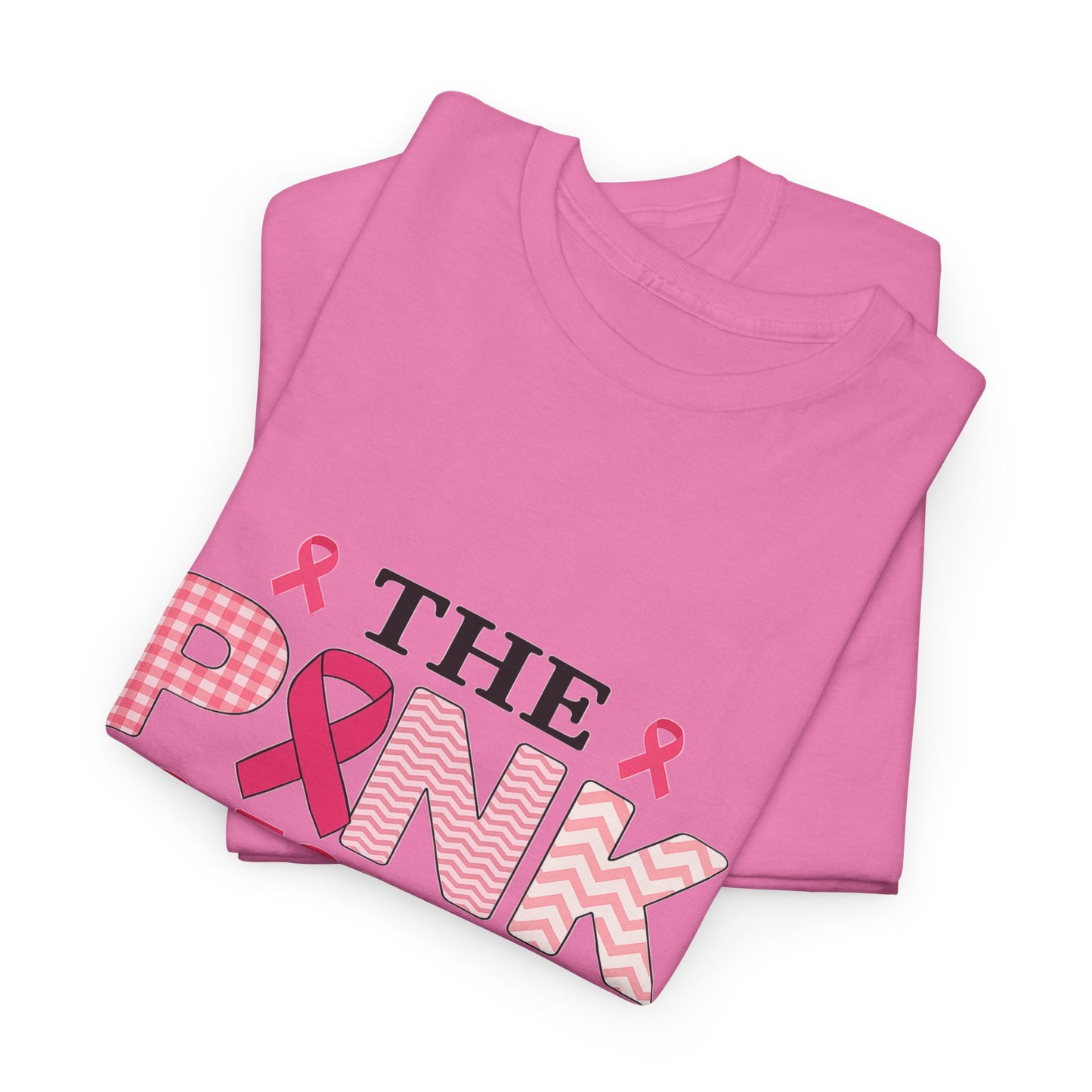 Mom's Strength: Pink Ribbon Breast Cancer Awareness Tee