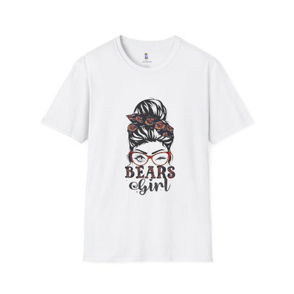 Bears Girl Graphic Tee, Cute Unisex Shirt, Casual Wear, Gift for Her, Funny T-Shirt, Everyday Style, Birthday Gift