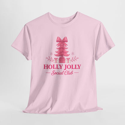 Holly Jolly Pink Tree Tee
