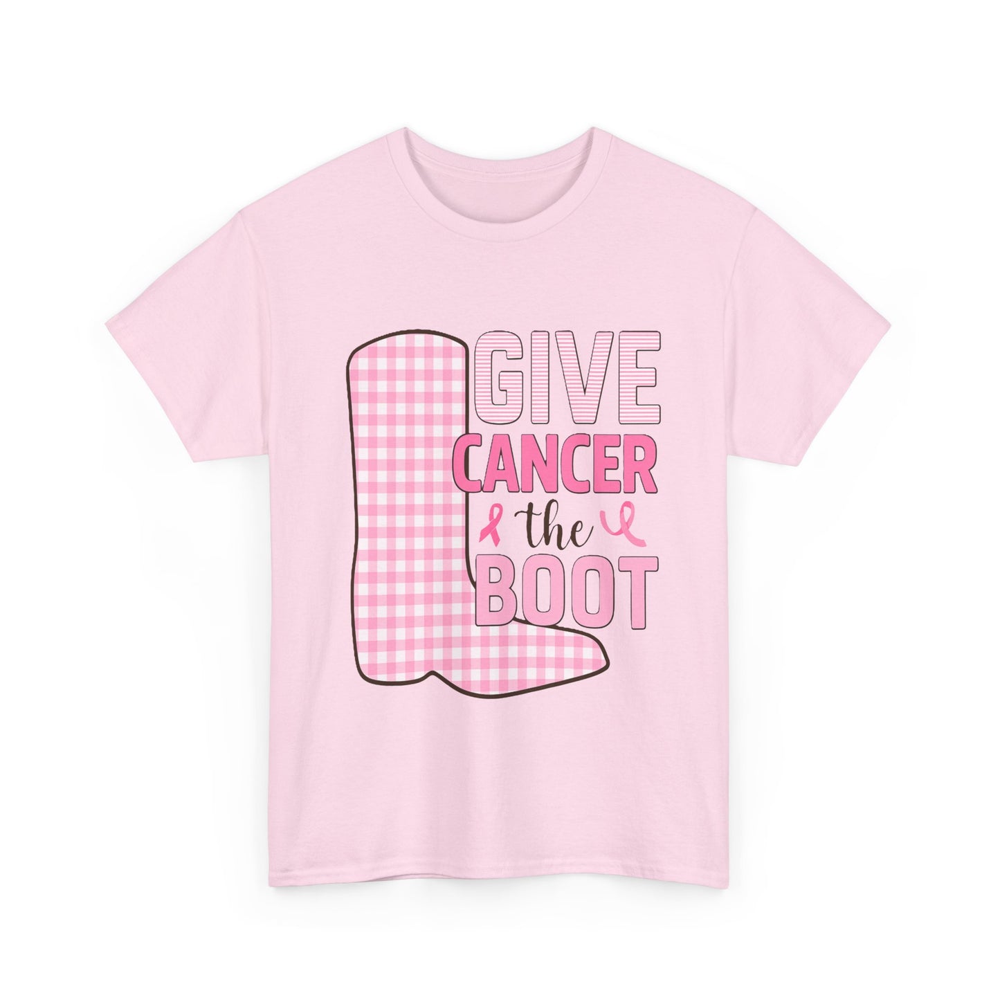 Give Cancer the Boot - Breast Cancer Awareness Tee