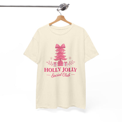 Holly Jolly Pink Tree Tee