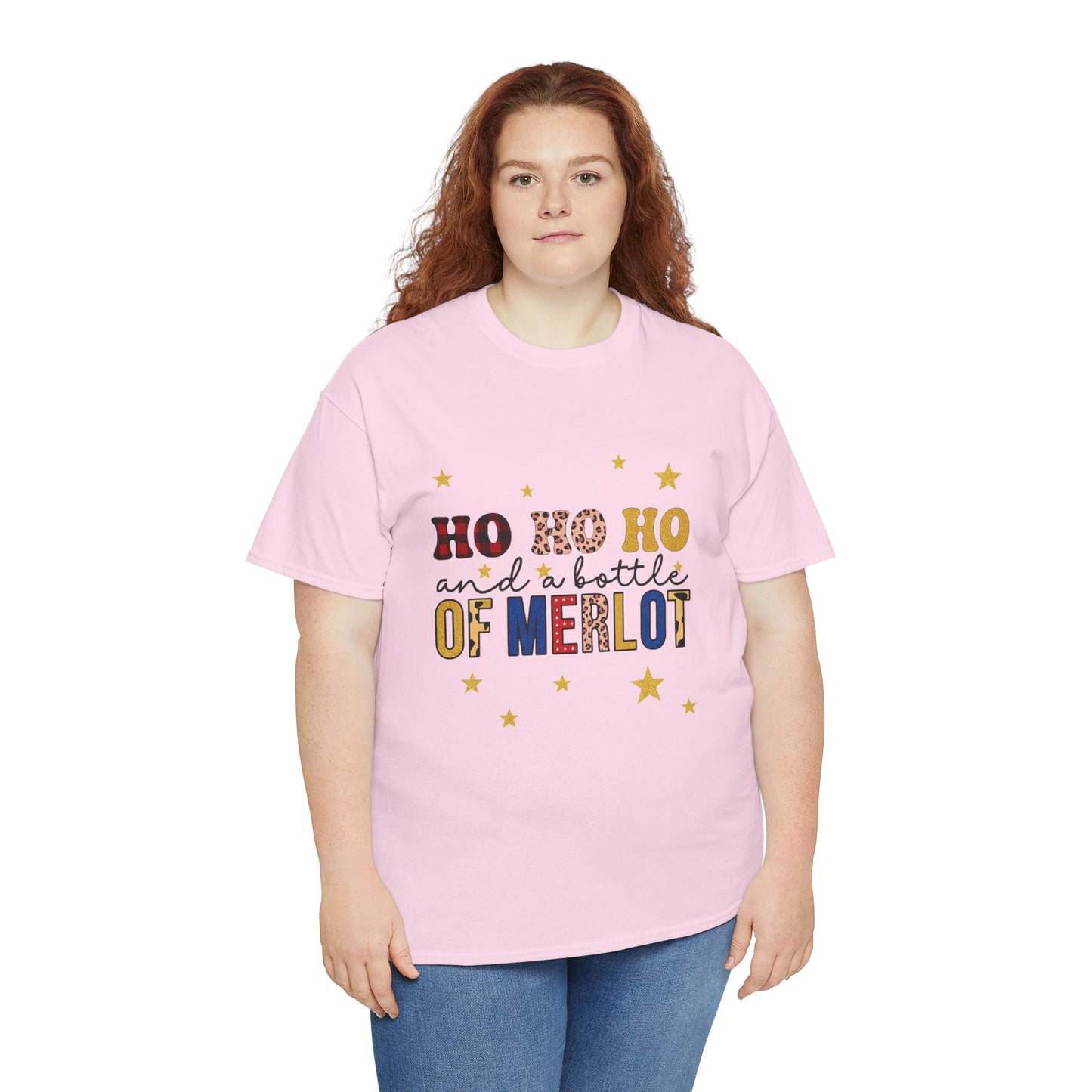 HO HO HO & Merlot Christmas Tee
