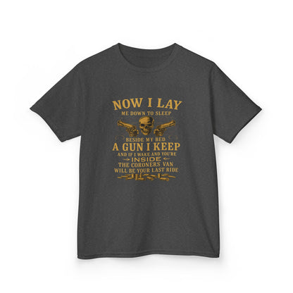 Now I Lay Me Down: Skull & Guns Kids Tee
