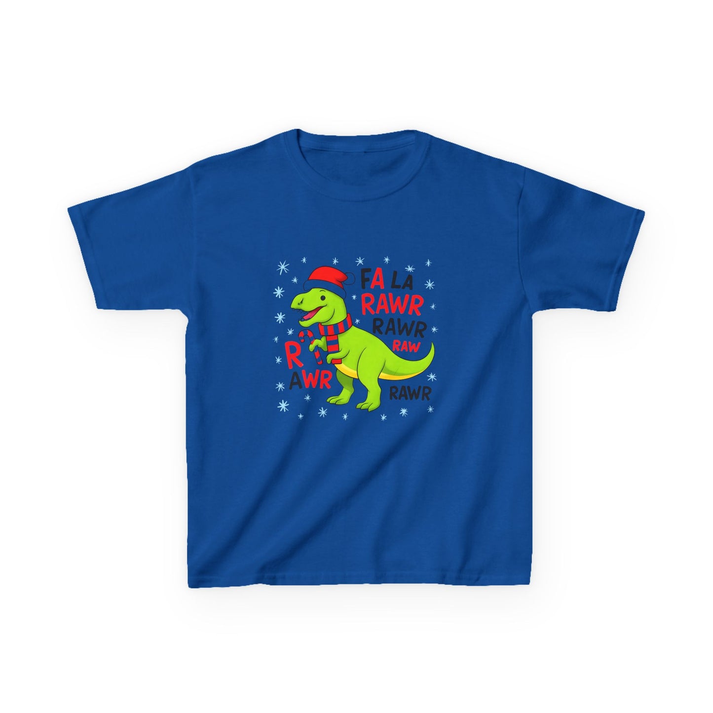 Holiday Dinosaur Kids Tee, Christmas Shirt, Fun Dinosaur T-Shirt, Kids Party Outfit, Cute Graphic Tee, Gift for Kids