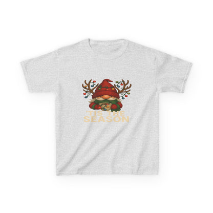 Gnome Dino 'Tis The Season Kids Christmas Tee