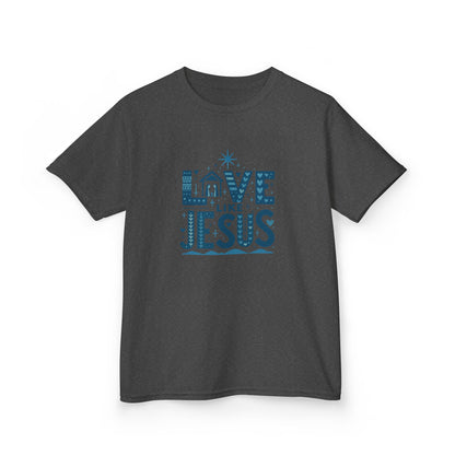 Love Like Jesus Christmas Dinosaur Tee