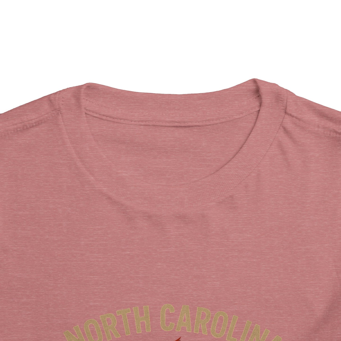Toddler Tee - NC Cardinal and Dogwood Flower Design