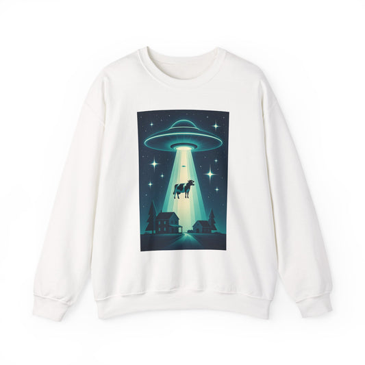 Cow Abduction UFO Sweatshirt
