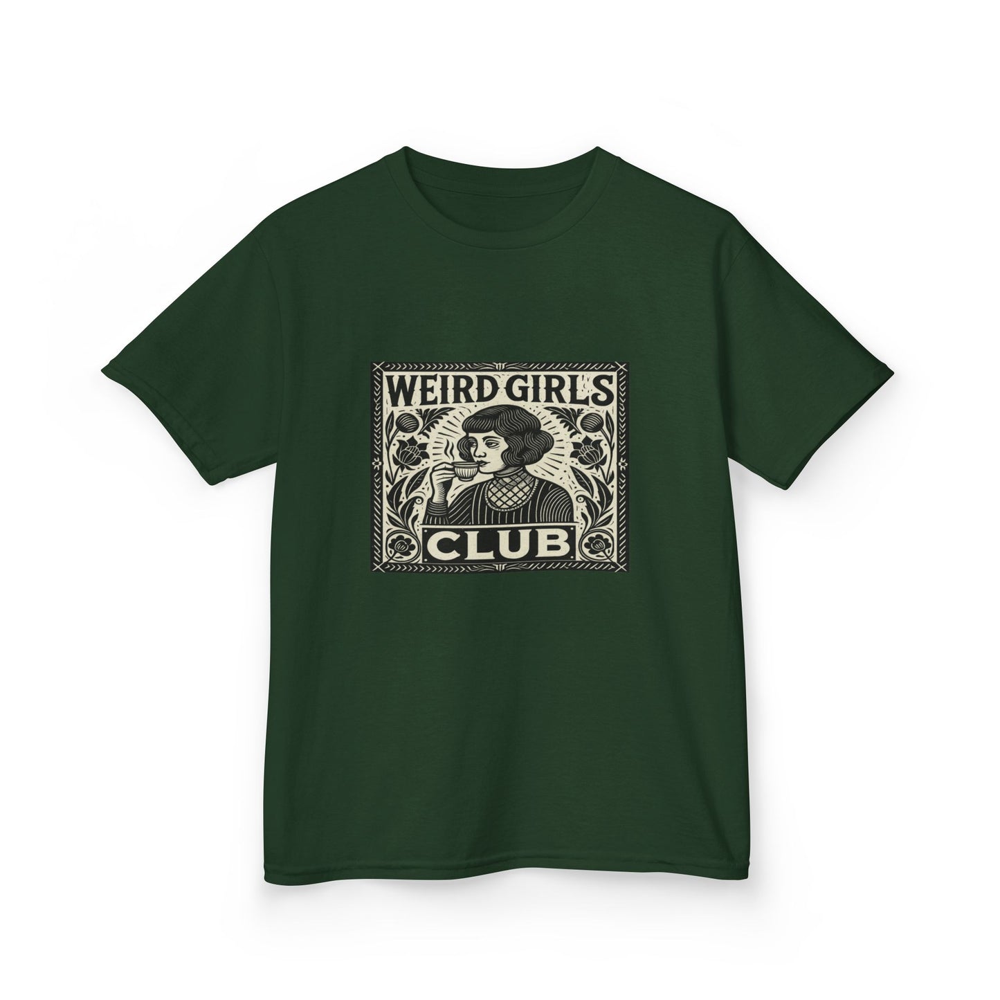 Weird Girls Club Tea Party Tee - Retro Graphic