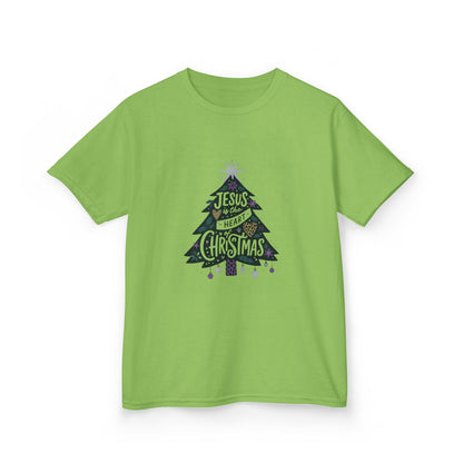Jesus is the Heart of Christmas Tee - Dinosaur Kids Shirt