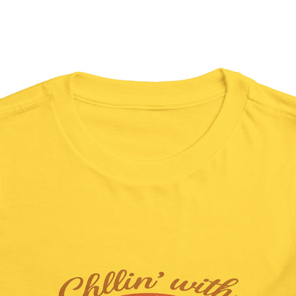 Chillin' With Snowmies Toddler Christmas Tee