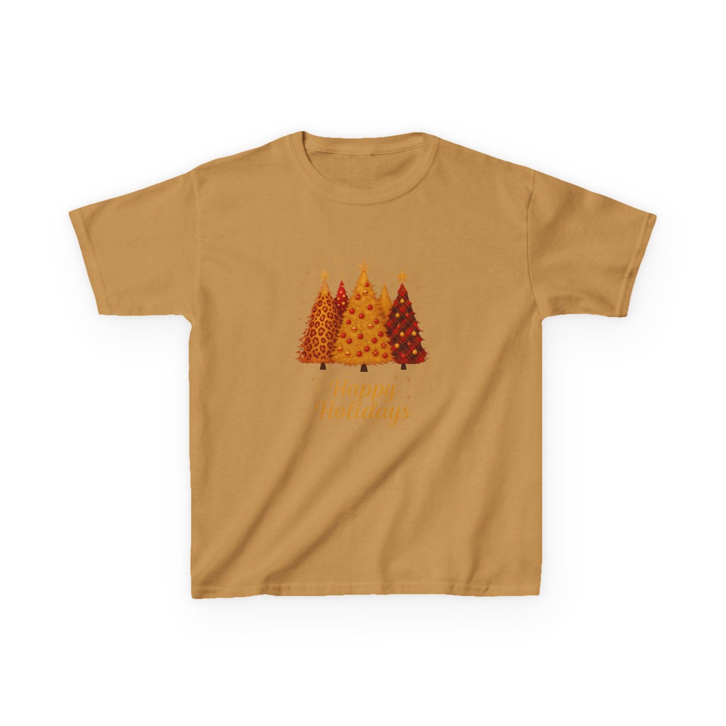 Dino Happy Holidays Tee - Festive Dinosaur Christmas Shirt