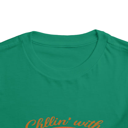 Chillin' With Snowmies Toddler Christmas Tee