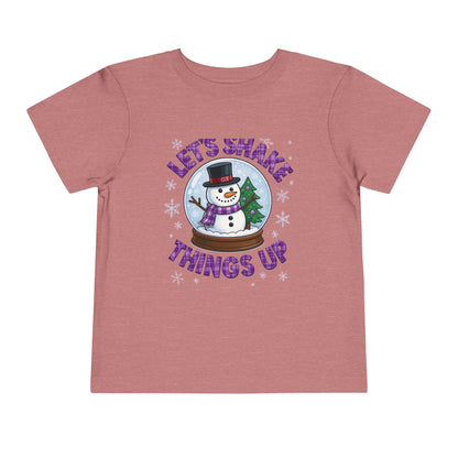 Shake Things Up! Snowman Christmas Toddler Tee