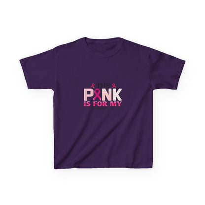 Pink Ribbon Mom Dinosaur Tee - Breast Cancer Awareness