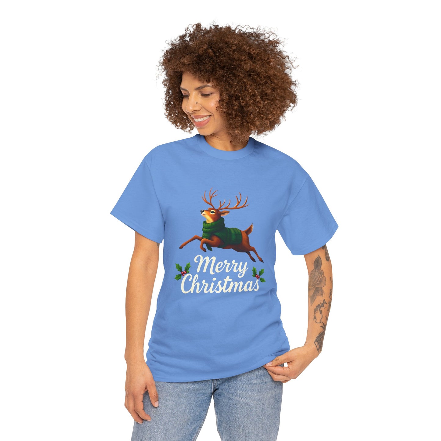 Merry Christmas Reindeer Tee