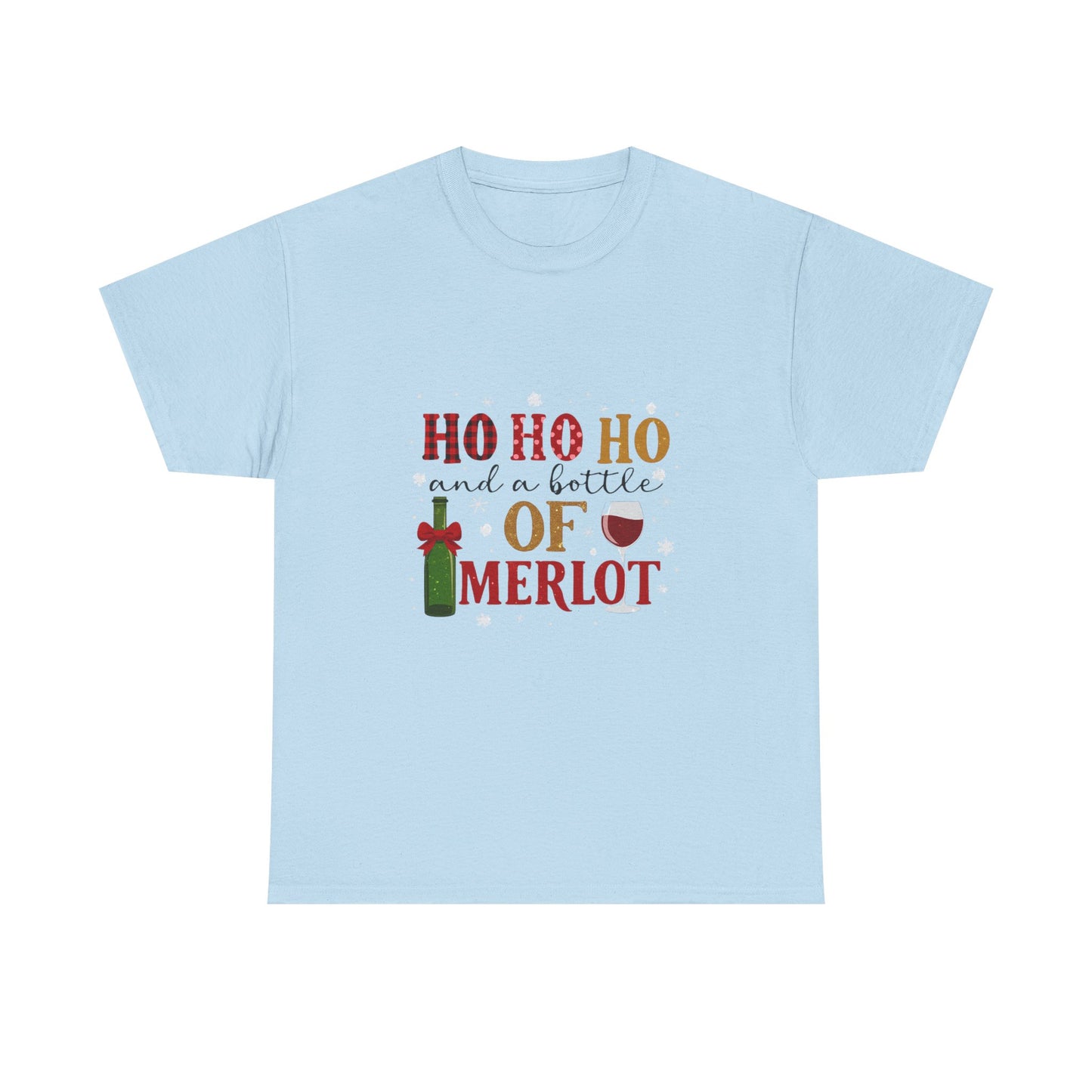 Ho Ho Ho Merlot Christmas Tee