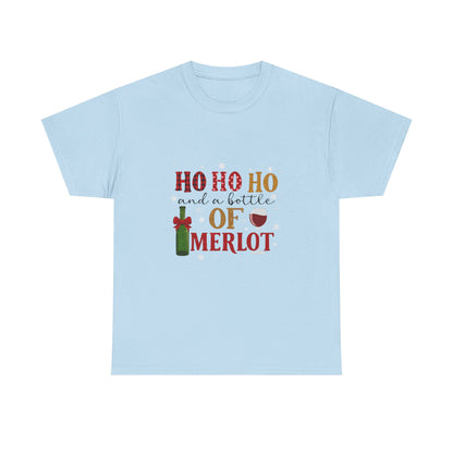 Ho Ho Ho Merlot Christmas Tee