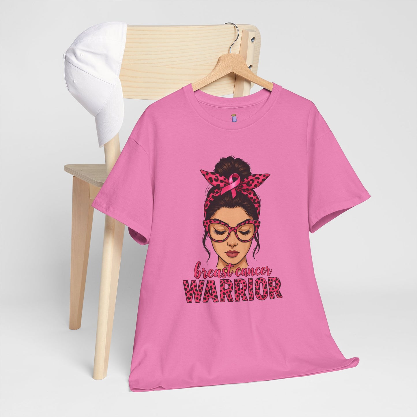 Breast Cancer Warrior Tee, Inspirational T-Shirt for Survivors, Supportive Gift for Cancer Awareness Events, Unisex Cotton Top, [...]