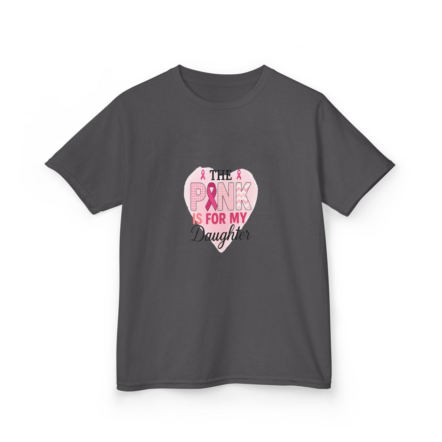 Pink Dinosaur Daughter Tee - Breast Cancer Awareness