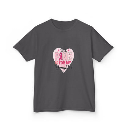 Pink Dinosaur Daughter Tee - Breast Cancer Awareness