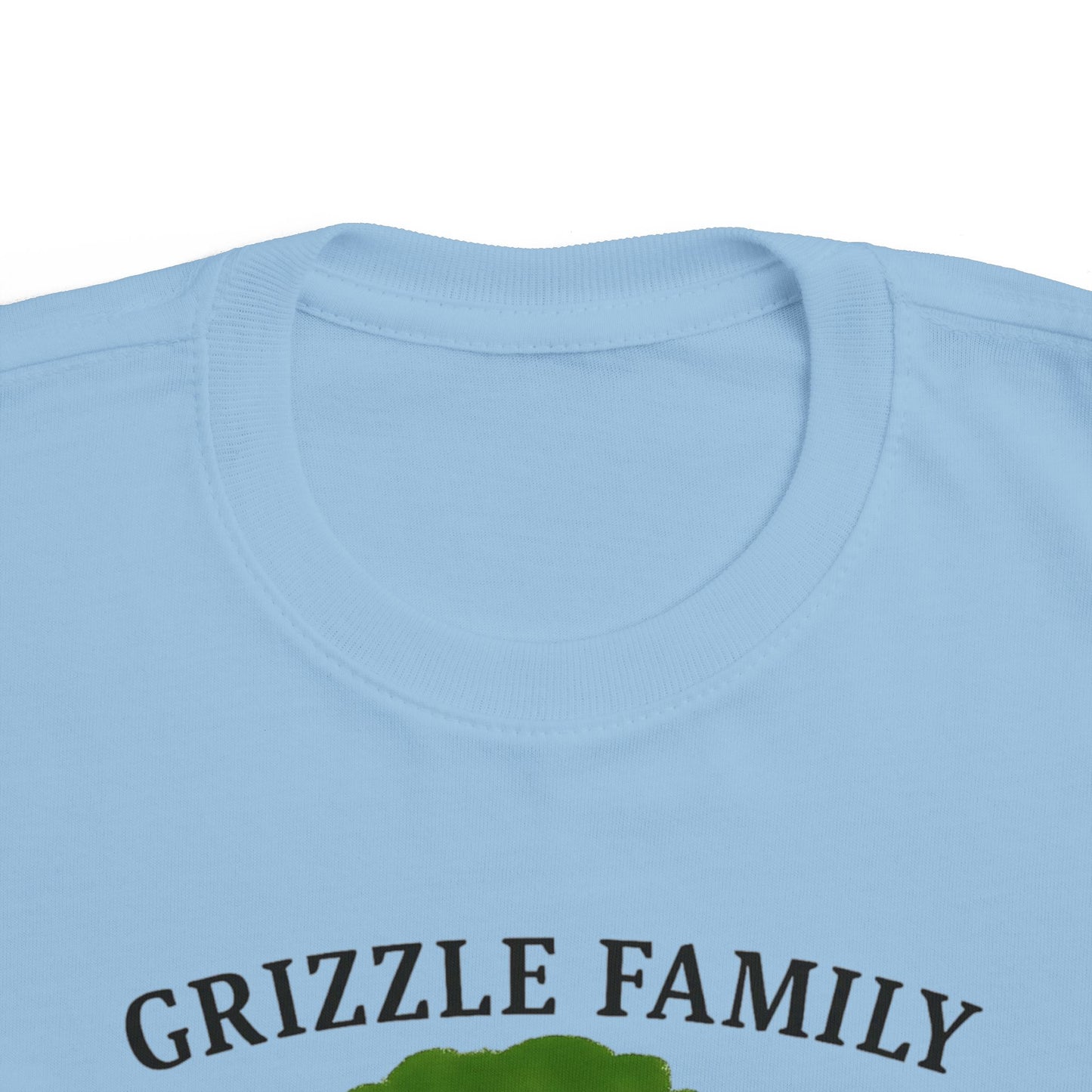 Personalized Grizzle Family Reunion Toddler Tee, Kid's Cotton T-Shirt, Children's Family Gathering Shirt, Custom Family Tee, Kids Event Shirt