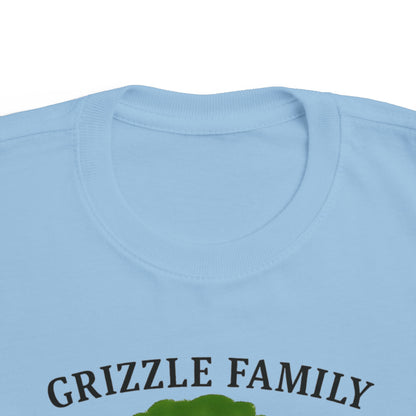 Personalized Grizzle Family Reunion Toddler Tee, Kid's Cotton T-Shirt, Children's Family Gathering Shirt, Custom Family Tee, Kids Event Shirt