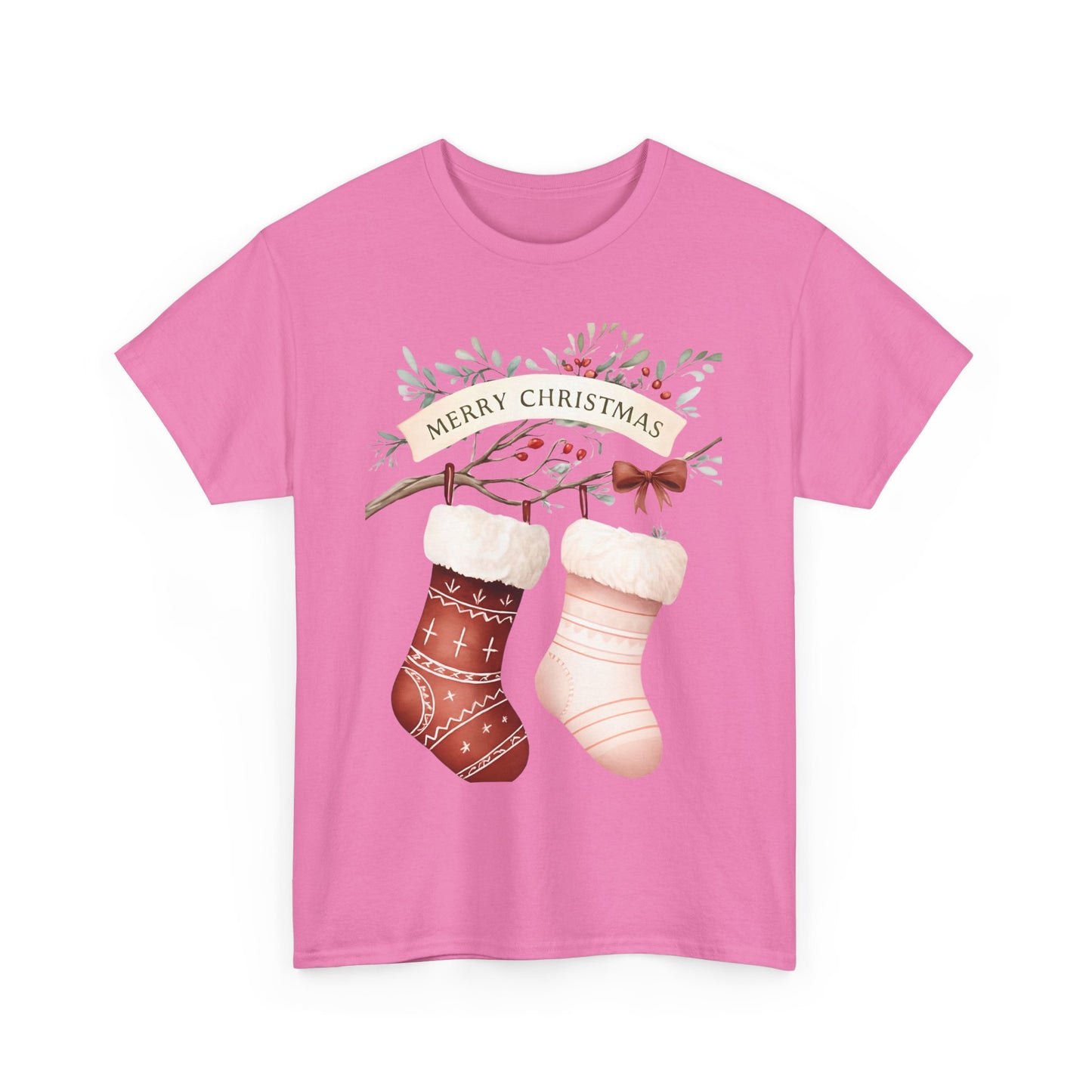 Watercolor Christmas Stocking Tee - Hope & Love