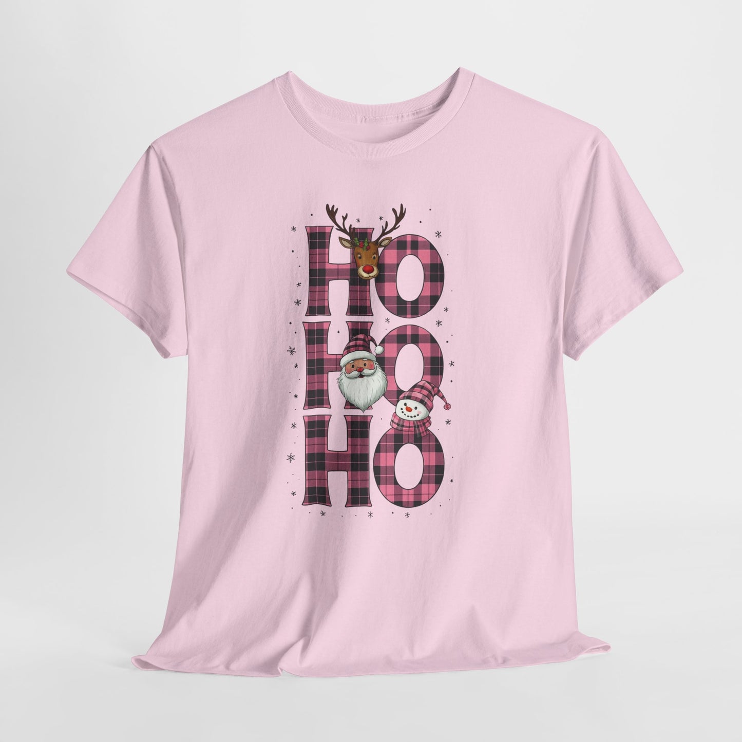 Ho Ho Ho Plaid Holiday Tee
