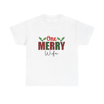 One Merry Wife Christmas Tee