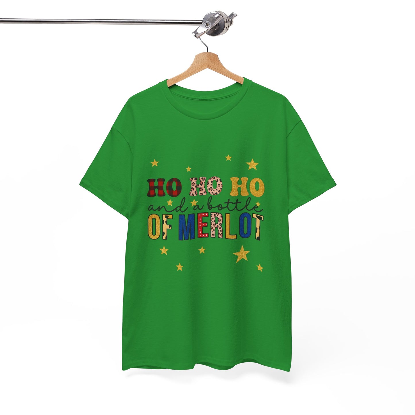 HO HO HO & Merlot Christmas Tee