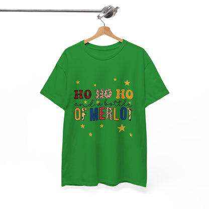 HO HO HO & Merlot Christmas Tee