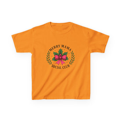 Merry Mama Social Club Dino Christmas Tee