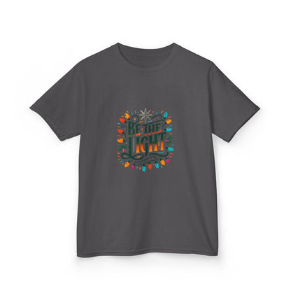 Be the Light Christmas Dinosaur Kids Tee