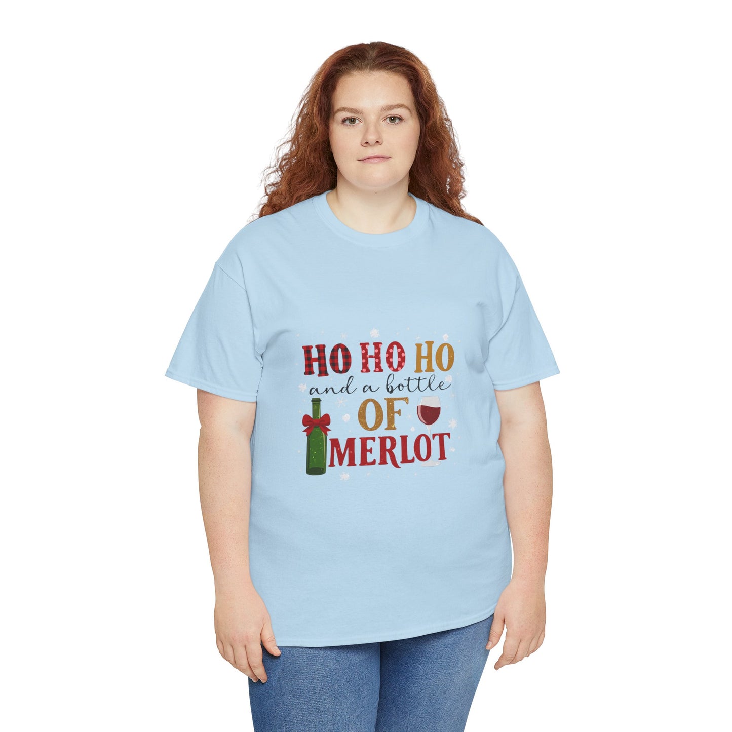Ho Ho Ho Merlot Christmas Tee