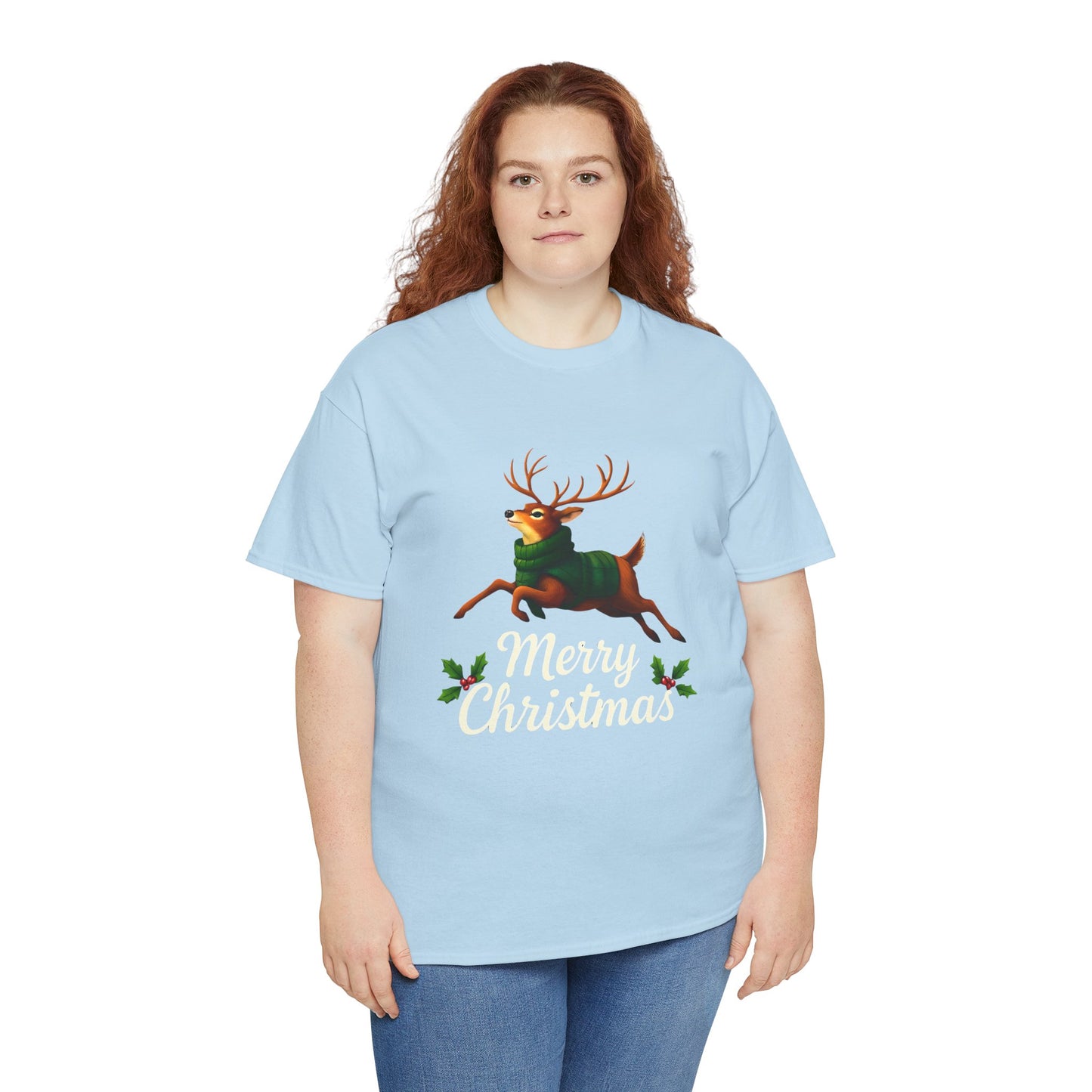Merry Christmas Reindeer Tee