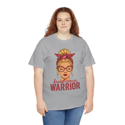 Camiseta de guerrera contra el cáncer de mama - Apoyo del lazo rosa