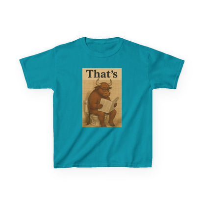 Bull Market Bathroom Break - Funny Kids Tee