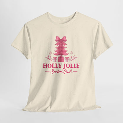 Holly Jolly Pink Tree Tee