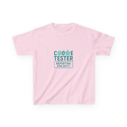 Cookie Tester Dinosaur Christmas Kids Tee