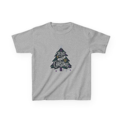 Jesus is the Heart of Christmas Tee - Dinosaur Kids Shirt