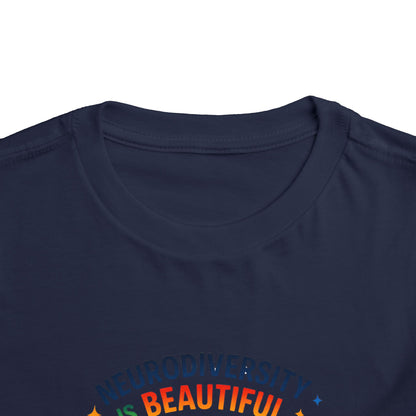 Toddler Tee Neurodiversity Is Beautiful Butterfly Design