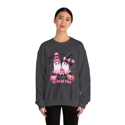 Boo-tiful Breast Cancer Awareness Halloween Crewneck