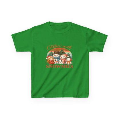Chillin' with Snowmies Kids Christmas Tee