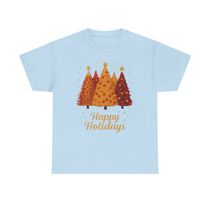 Happy Holidays Christmas Trees Tee